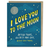 view Em & Friends To The Moon Love Card Blank Greeting Cards with Envelope by Em and Friends, SKU 2-02729
