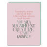 view Em & Friends You Are A Magnificent Creature Card Blank Greeting Cards with Envelope by Em and Friends, SKU 2-02773