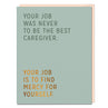 view Em & Friends Best Caregiver Card Blank Greeting Cards with Envelope by Em and Friends, SKU 2-02775