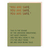 view Em & Friends You Are Safe Card Blank Greeting Cards with Envelope by Em and Friends, SKU 2-02776