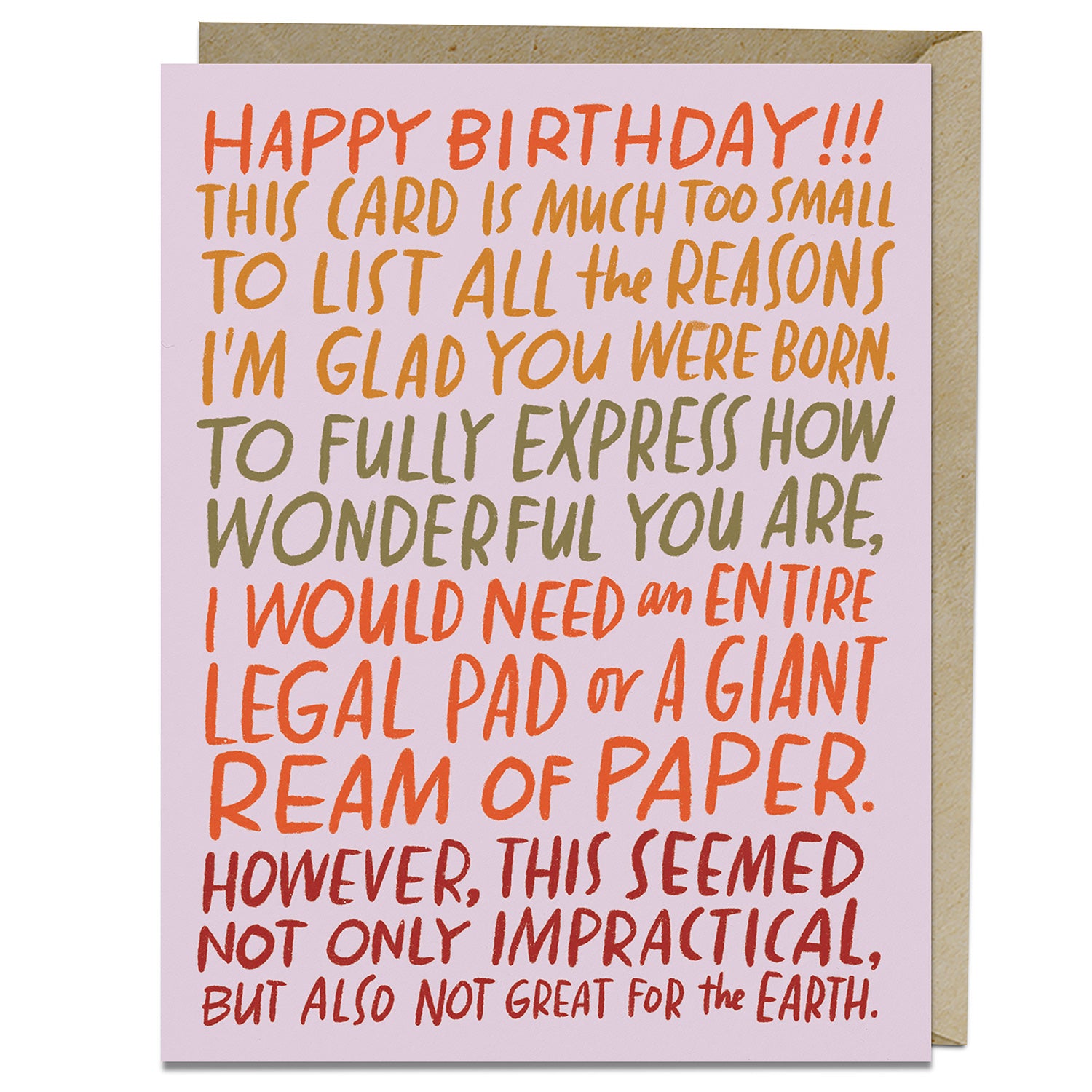A Birthday Wish For You Greeting Card, Single Blank Card or Boxed