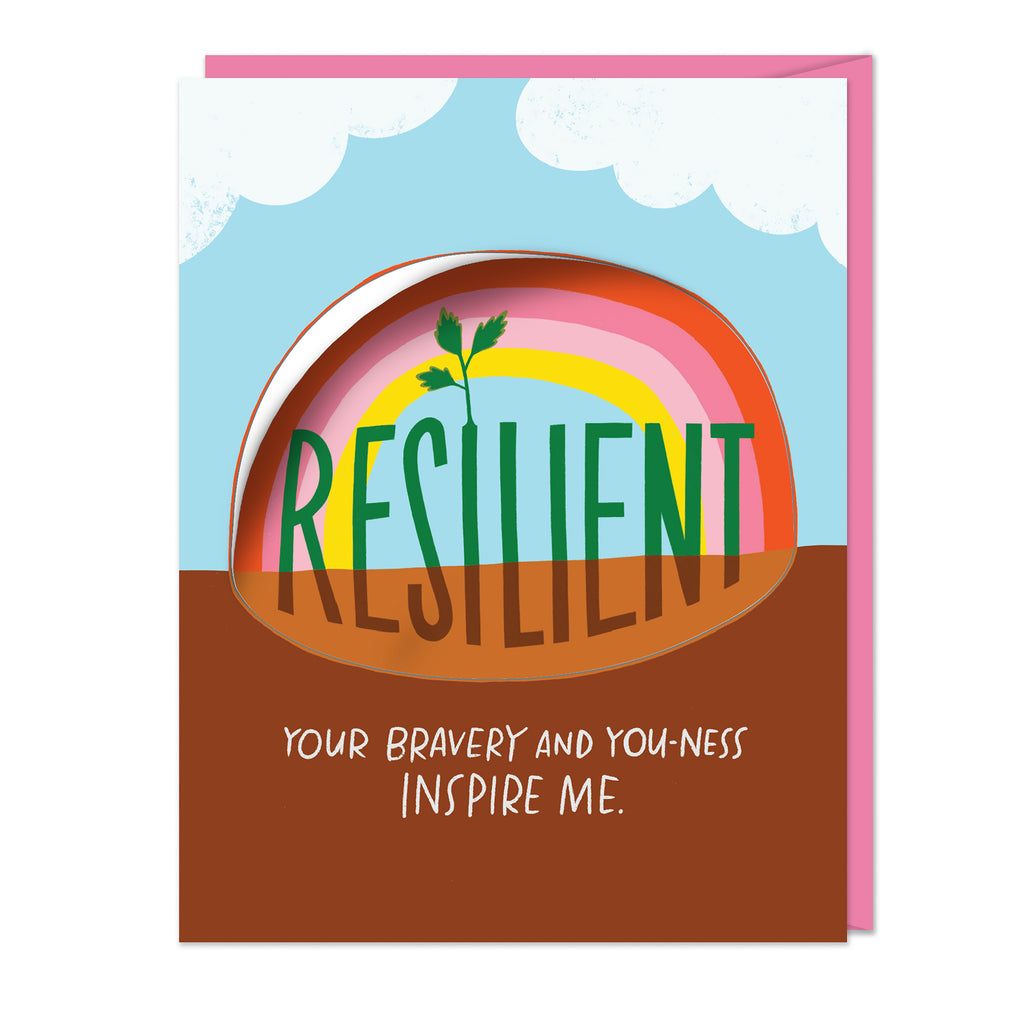 Em & Friends Resilient Sticker Card Blank Greeting Cards with Envelope by Em and Friends, SKU 2-02853
