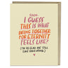 view Em & Friends Together for Eternity Card Blank Greeting Cards with Envelope by Em and Friends, SKU 2-02855