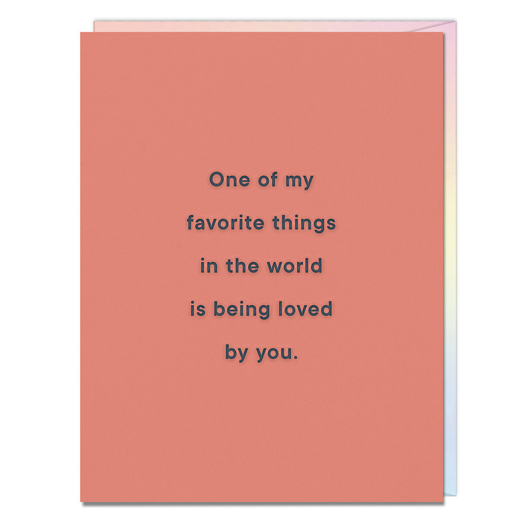 Em & Friends Favorite Things In The World Loved By You Card Blank Greeting Cards with Envelope by Em and Friends, SKU 2-02857