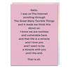 view Em & Friends Life Is A Miracle And I Love You That Is All Card Blank Greeting Cards with Envelope by Em and Friends, SKU 2-02859