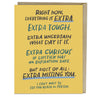 view Em & Friends Extra Missing You Card Blank Greeting Cards with Envelope by Em and Friends, SKU 2-02865