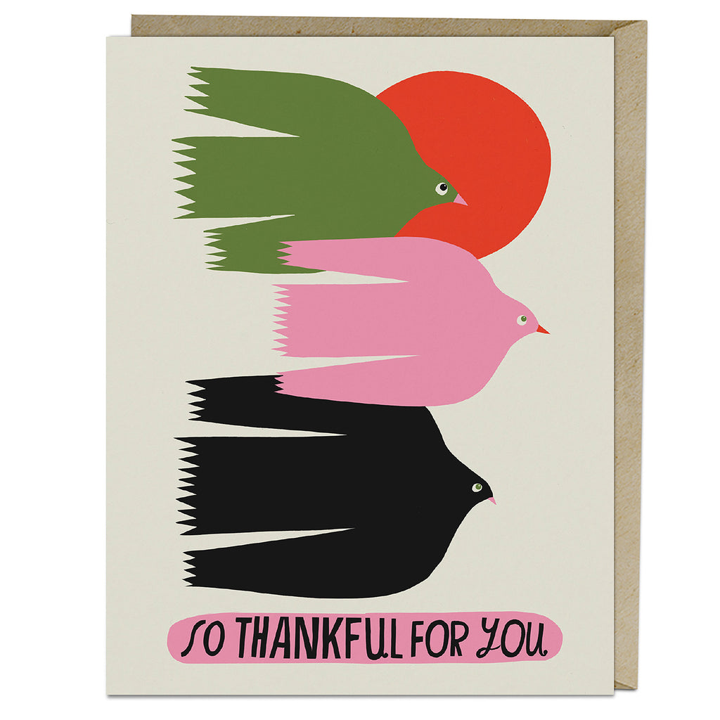 Em & Friends So Thankful Card Blank Greeting Cards with Envelope by Em and Friends, SKU 2-02873