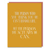 view Em & Friends The Person You Actually Are Blank Greeting Cards with Envelope by Em and Friends, SKU 2-02876
