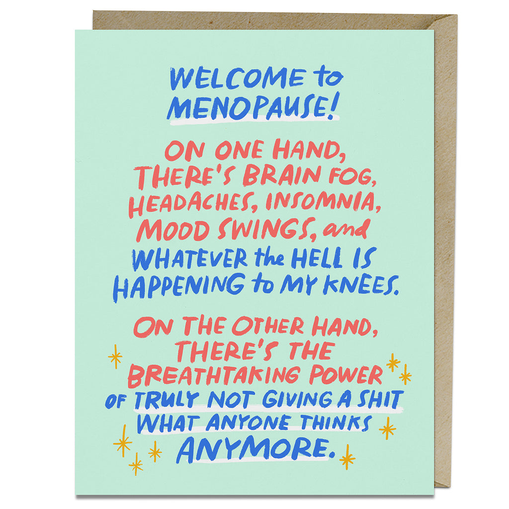Em & Friends Breathtaking Power Menopause Card Blank Greeting Cards with Envelope by Em and Friends, SKU 2-02899