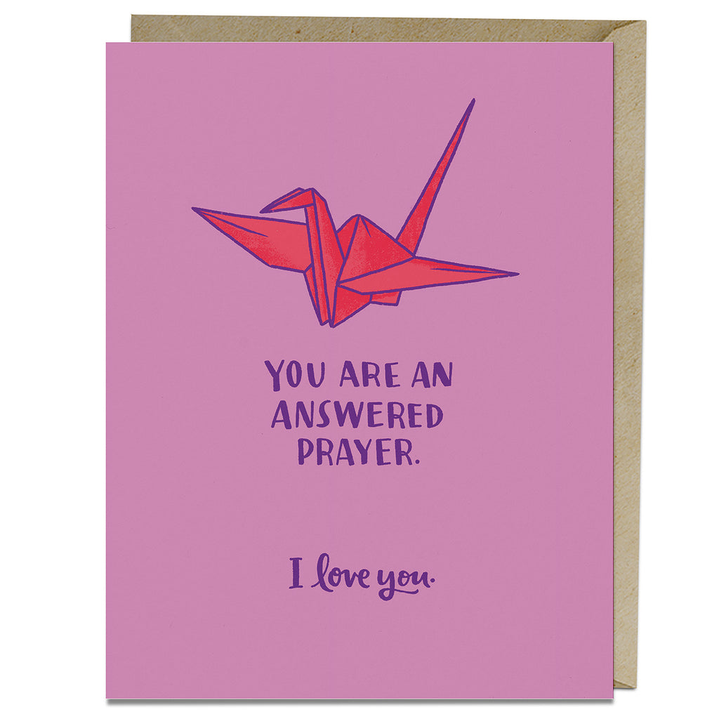 Em & Friends Answered Prayer Love Card (SKU: 2-02904)