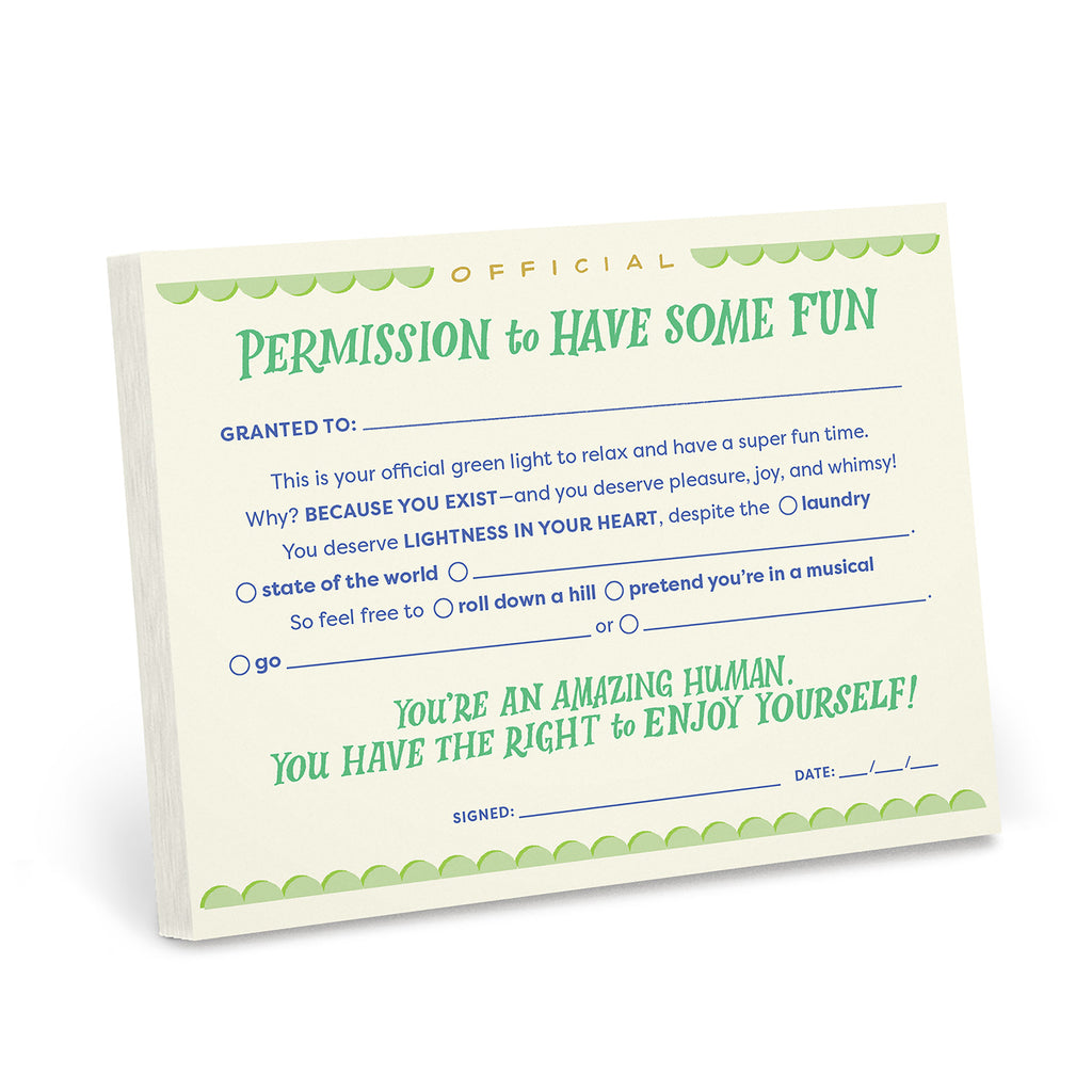 Permission to Have Some Fun Notepad by Em & Friends (SKU: 2-02916)