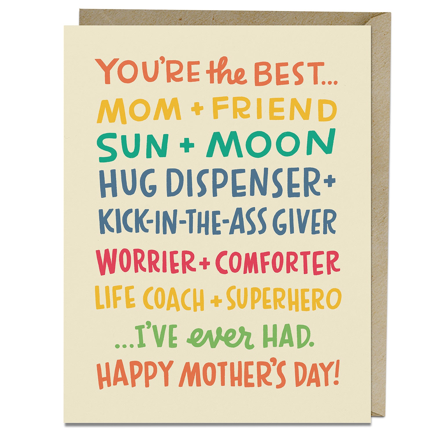 Best Mom I’ve Ever Had Card Mother's Day Card