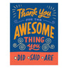 view Awesome Thank You Card