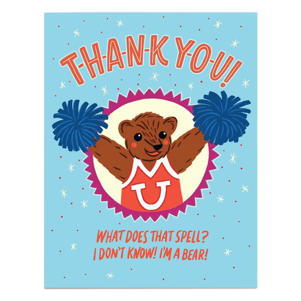 Thank You, I’m a Bear! Card