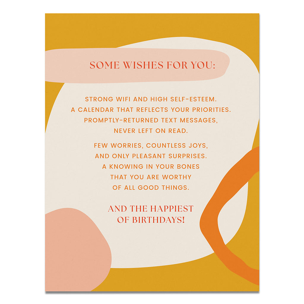 Some Wishes Birthday Card