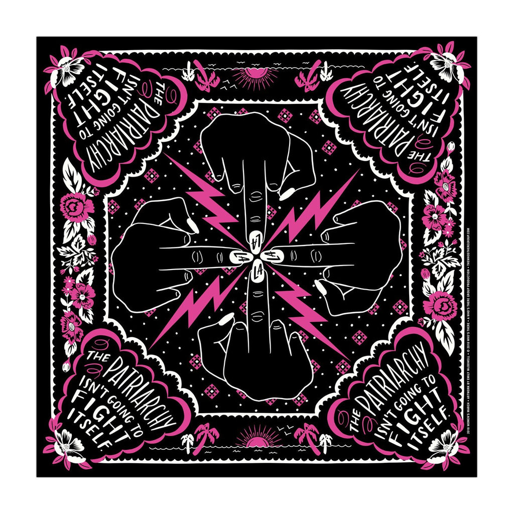 Em & Friends The Patriarchy Isn't Going to Fight Itself Bandana by Em and Friends, SKU 30043