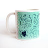 view Em & Friends I Like Coffee Mug (Blue) by Em and Friends, SKU 2-02235
