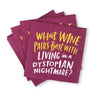 view Em & Friends Dystopian Nightmare Cocktail Napkins, Pack of 20 by Em and Friends, SKU 2-02466