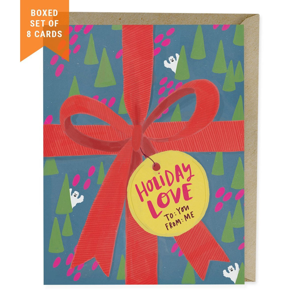 Em & Friends Gift Wrap Holiday Card, Box of 8 by Em and Friends, SKU 2-02215