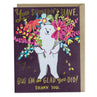 view Em & Friends Glad You Did, Thank You Foil Card Blank Greeting Cards with Envelope by Em and Friends, SKU 2-02318