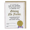 view Em & Friends Decree Giving No Fucks Foil Birthday Card Blank Greeting Cards with Envelope by Em and Friends, SKU 2-02319