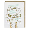 view Em & Friends Fancy Animals Foil Card Sale Greeting Card by Em and Friends, SKU 2-02324