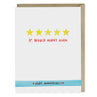 view Em & Friends Five Stars Anniversary Card Blank Greeting Cards with Envelope by Em and Friends, SKU 2-02330