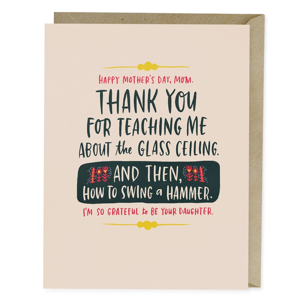 Em & Friends Glass Ceiling Mother's Day Card Blank Greeting Cards with Envelope by Em and Friends, SKU 2-02420