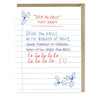 view Em & Friends First Draft Lyrics Deck the Halls Card Sale Greeting Card by Em and Friends, SKU 2-02486