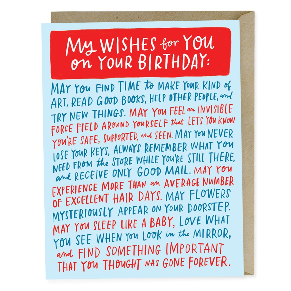 A Birthday Wish For You Greeting Card, Single Blank Card or Boxed Set