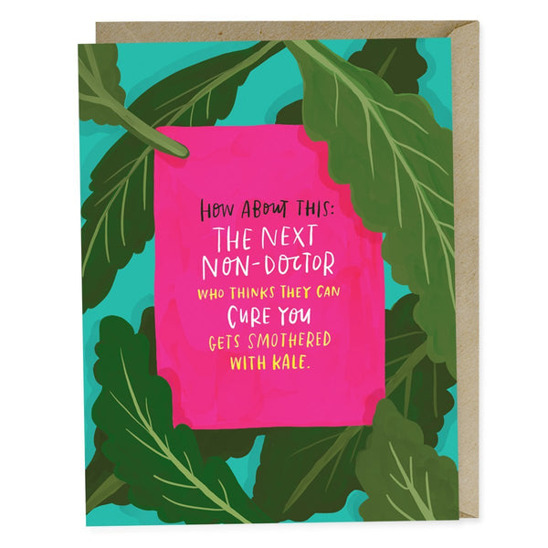 Smothered with Kale Funny Empathy Card Sympathy Card