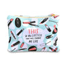 view Em & Friends Change My Life Canvas Pouch by Em and Friends, SKU 2-02404