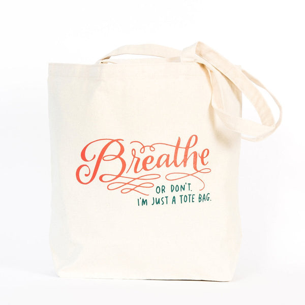 Breathe Reusable Tote Bag By Em & Friends