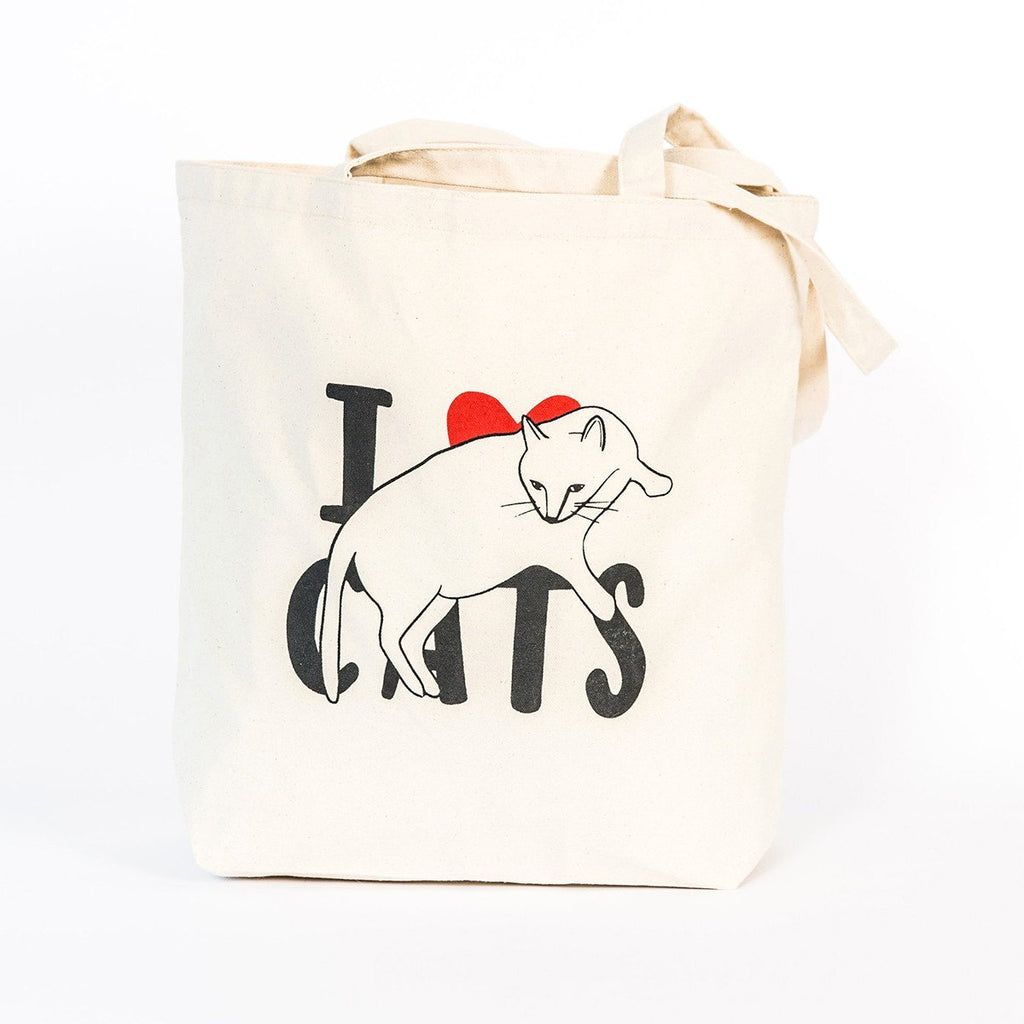 Em & Friends I Love Cats Tote Bag by Em and Friends, SKU 2-02258
