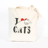 view Em & Friends I Love Cats Tote Bag by Em and Friends, SKU 2-02258