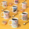 view Emily McDowell & Friends coffee mugs with donuts