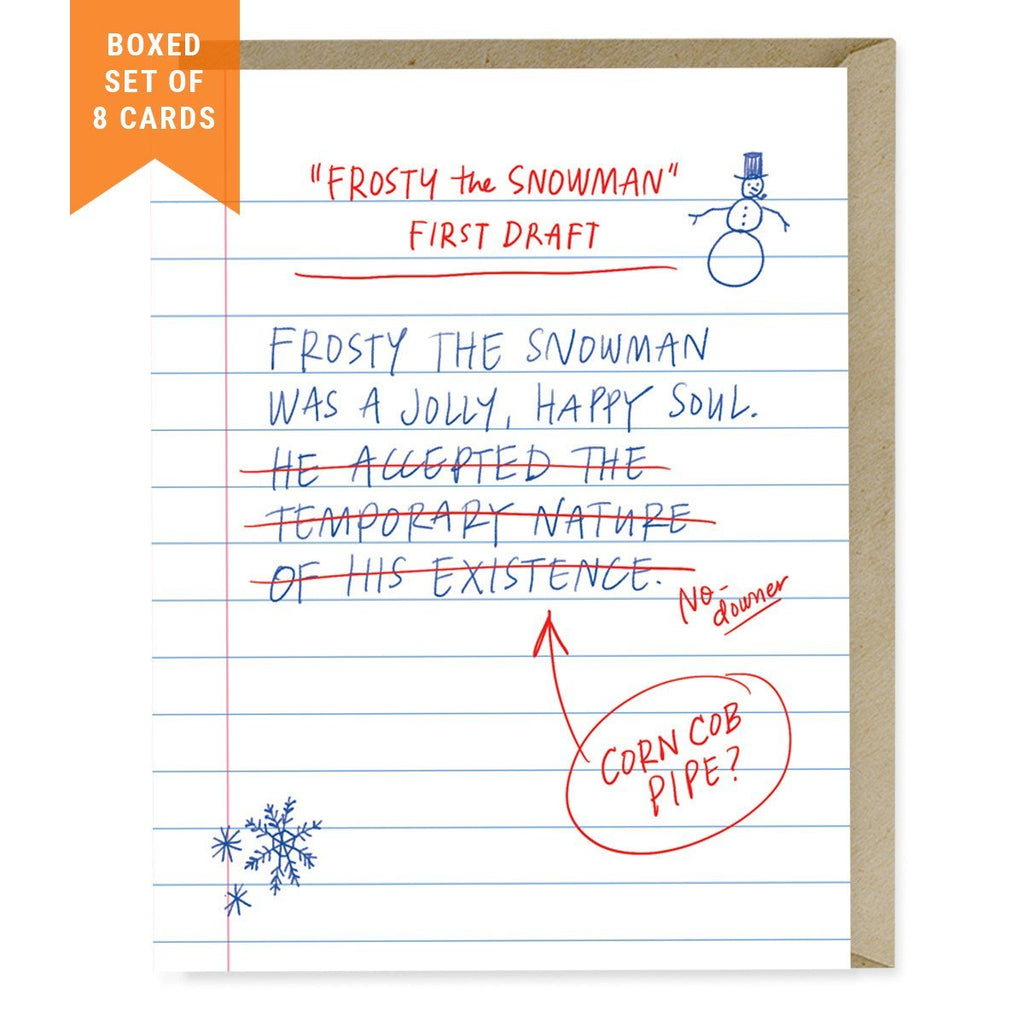 Em & Friends First Draft Lyrics Frosty, Box of 8 by Em and Friends, SKU 2-02497