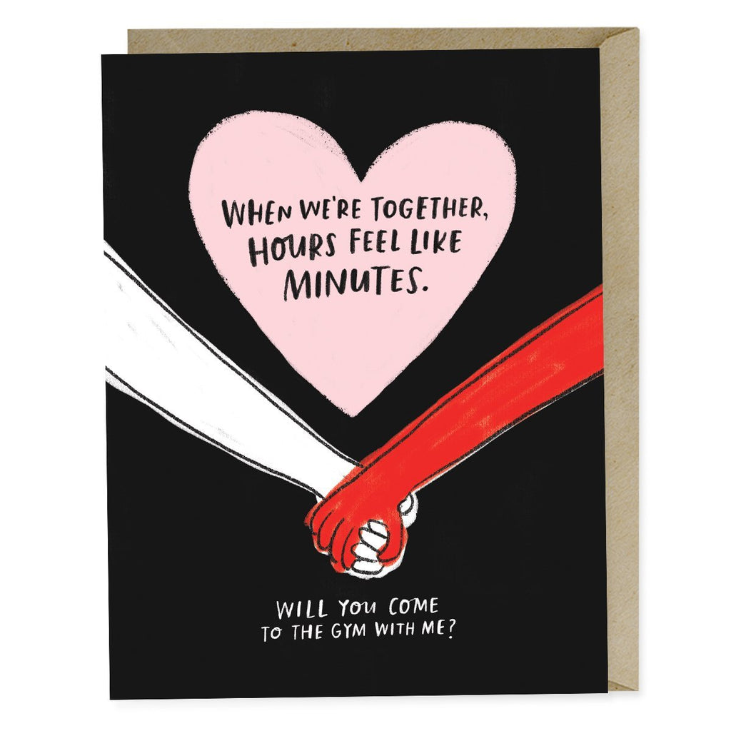 Em & Friends Hours Feel Like Minutes Love Card Sale Greeting Card by Em and Friends, SKU 2-02541