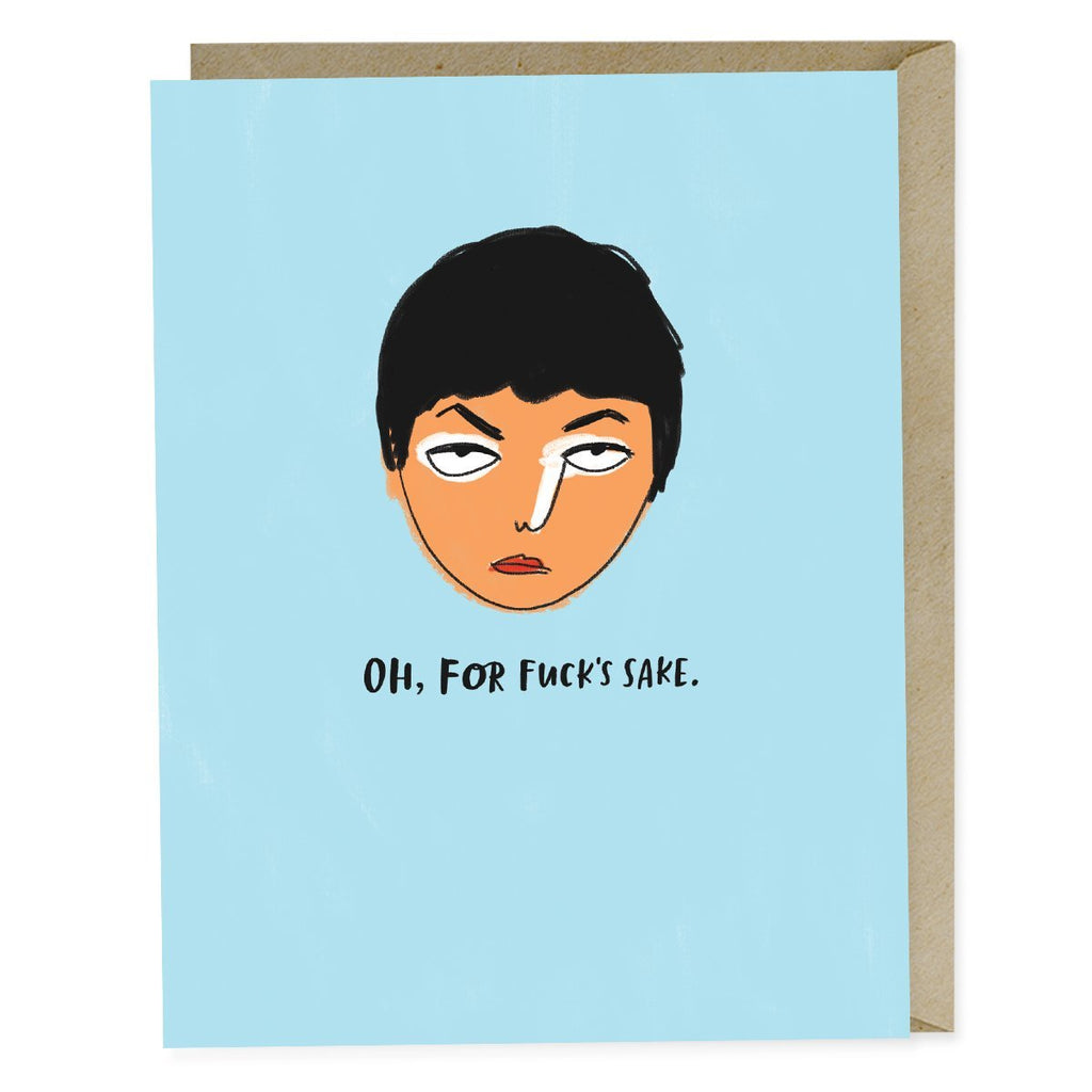 Em & Friends For Fuck's Sake Card Blank Greeting Cards with Envelope by Em and Friends, SKU 2-02545