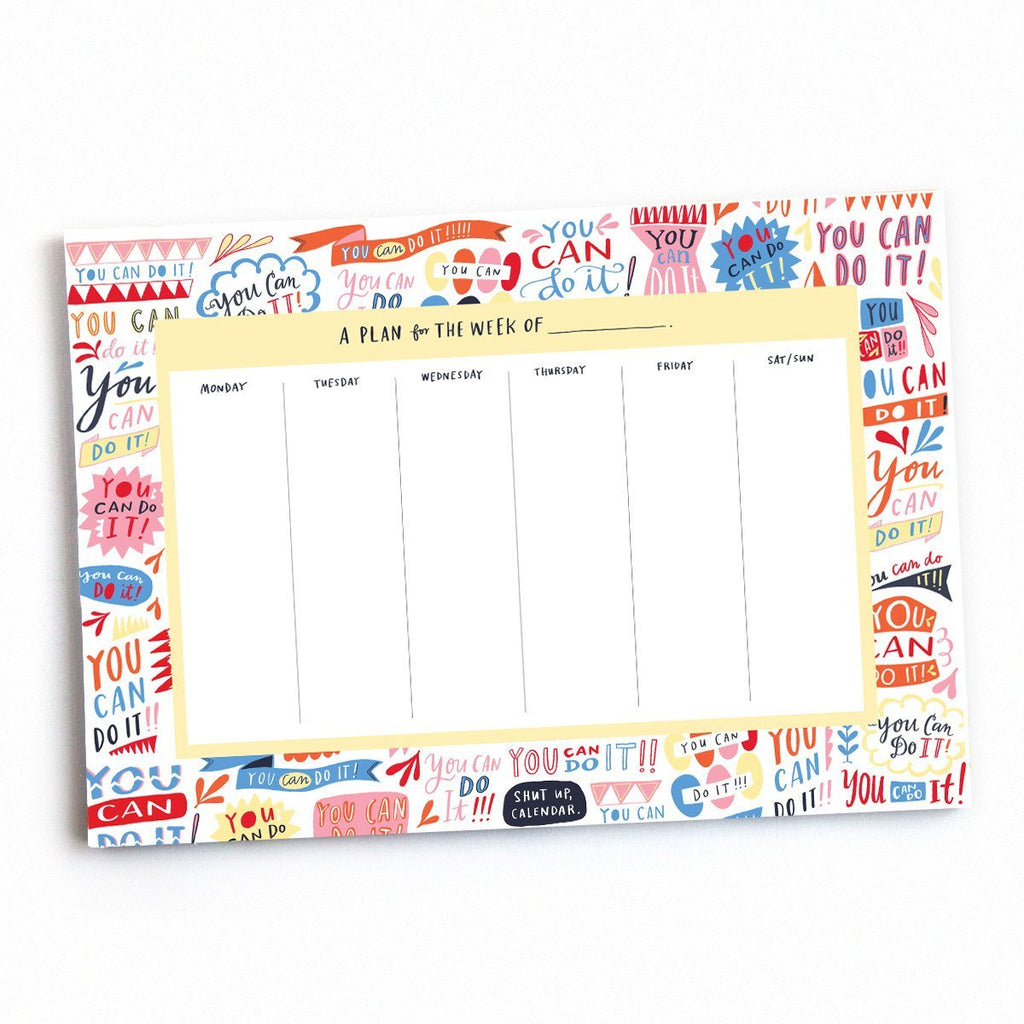 Em & Friends You Can Do It! Planner Pad by Em and Friends, SKU 2-02186