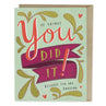 view Em & Friends You Did It! Card Blank Greeting Cards with Envelope by Em and Friends, SKU 2-02021