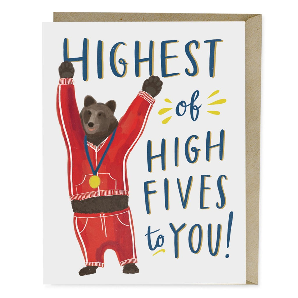 Em & Friends Highest of High Fives Card Blank Greeting Cards with Envelope by Em and Friends, SKU 2-02022