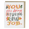 view Em & Friends Fucking Great Job Card Blank Greeting Cards with Envelope by Em and Friends, SKU 2-02023