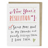view Em & Friends New Year's Resolution #1  Card by Em and Friends, SKU 2-02084