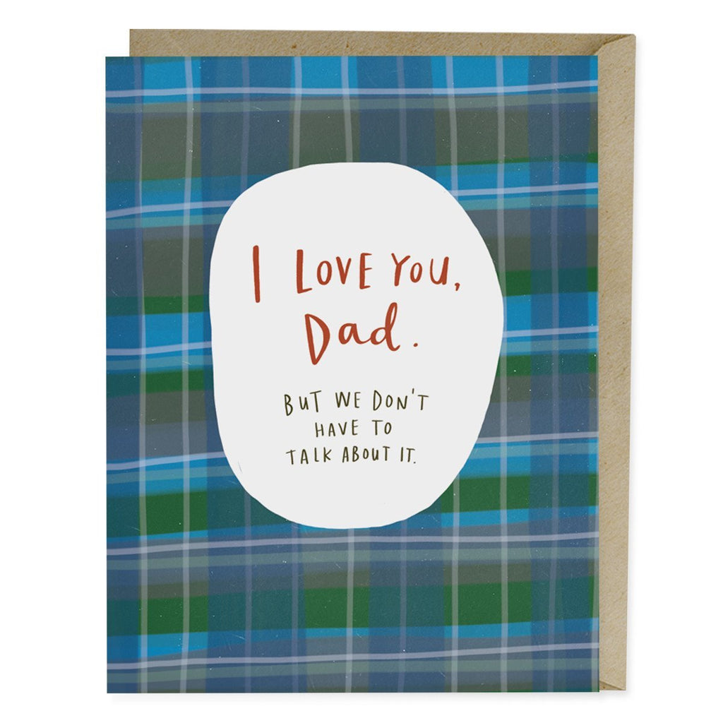 Em & Friends I Love You, Dad Father's Day Card Blank Greeting Cards with Envelope by Em and Friends, SKU 2-02075