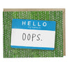 view Em & Friends Hello My Name Is Oops Apology Card by Em and Friends, SKU 2-02044